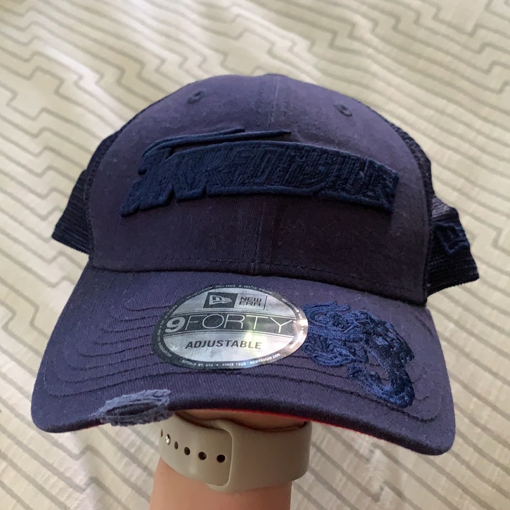 NWT Jacksonville Jumbo Shrimp Baseball Hat Distressed Navy